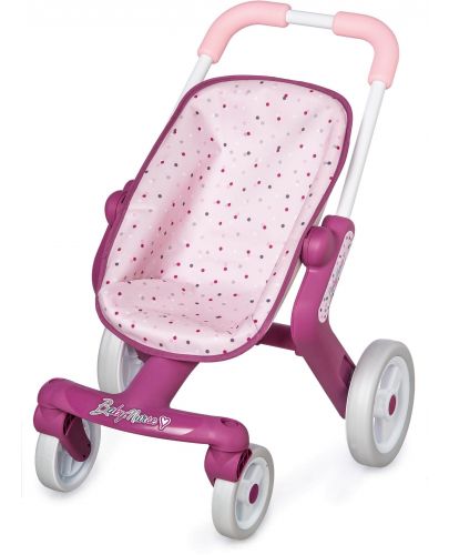 Детска количка за кукли Smoby, розова - 2