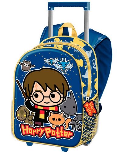 Детска раница на колела Karactermania Harry Potter - 3D - 1
