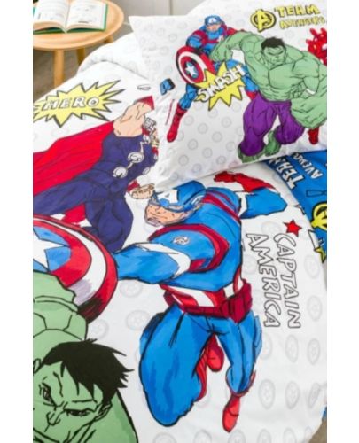 Детски спален комплект Sonne - Marvel Avengers, 2 части - 3