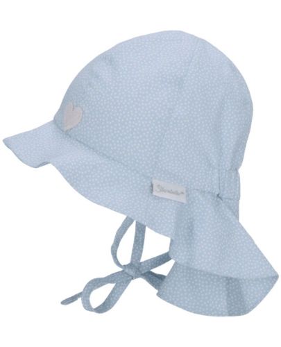 Детска лятна шапка с UV 50+ защита Sterntaler - 45 cm, 6-9 месеца, синя - 2