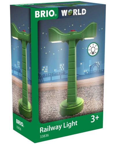 Дестка играчка Brio - Осветление за железопътно трасе - 1