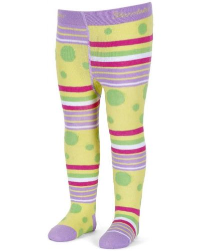Детски асиметричен чорапогащник Sterntaler - На точки, 68 cm, 4-5 месеца - 1