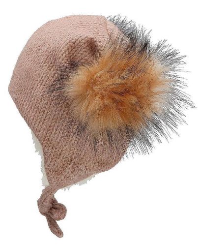 Детска зимна шапка с помпони Sterntaler - Момиче, 55 cm, 4-6 години - 4
