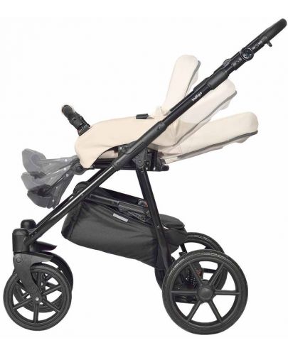 Комбинирана детска количка 2в1 Baby Giggle - Broco Eco, бежова - 6