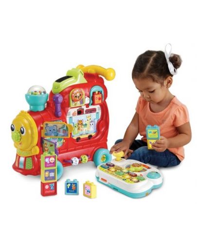 Детска играчка 4 в 1 Vtech - Интерактивен влак (английски език) - 5