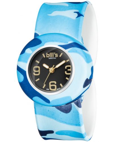 Детски часовник Bill's Watches Mini - Blue Camo - 1