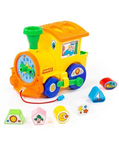 Детска играчка Polesie Toys - Сортер локомотив - 1