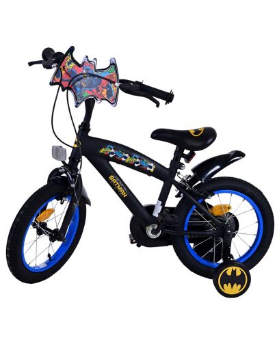 Детски велосипед с помощни колела E&L cycles - Batman, 14'' - 4