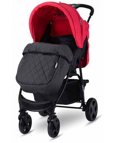 Детска количка с покривало Lorelli - Olivia Basic, Mars red - 2