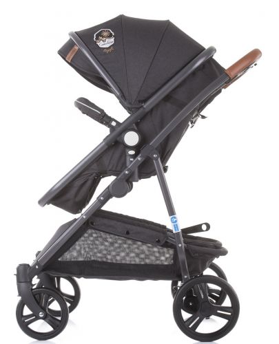 Детска количка за близнаци Chipolino - ДуоСмарт,черна - 3