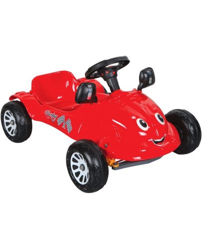 Детска кола с педали Pilsan - Herby, червена - 1