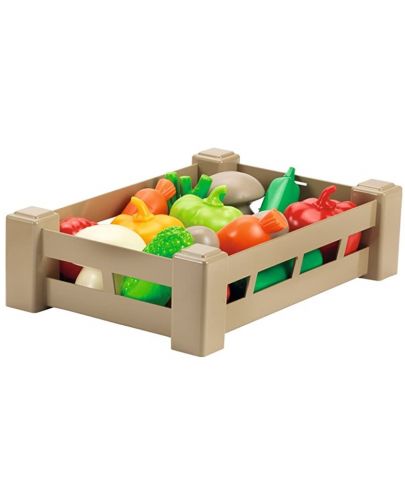 Детска играчка Ecoiffier - Касетка със зеленчуци - 1