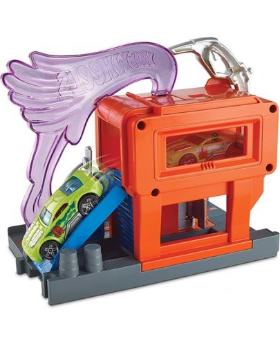 Детски комплект Mattel Hot Wheels - Игрална станция, асортимент - 4