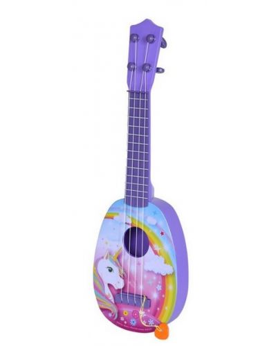 Детски музикален инструмент Simba Toys - Укулеле MMW, еднорог - 1