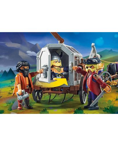 Детски конструктор Playmobil - Чарли със затворническия вагон - 6