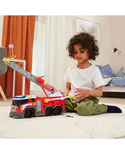 Детска играчка Dickie Toys - Пожарна, със звуци и светлини - 7