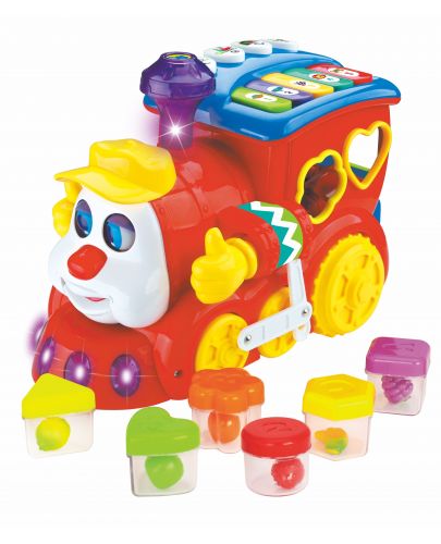 Детска играчка Hola Toys - Музикално сортер влакче - 2