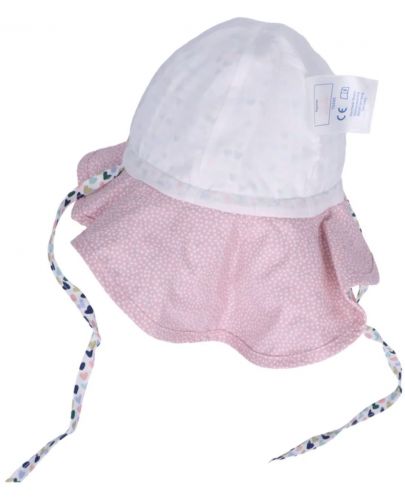 Детска шапка с UV 50+ защита Sterntaler - С цветни сърца, 47 cm, 9-12 месеца - 5