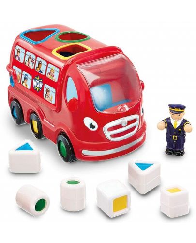 Детска играчка WOW Toys - Лондонският автобус на Лео - 1