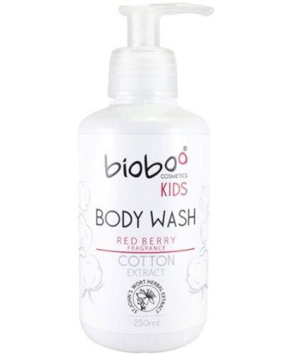 Детски душ гел за тяло с екстракт от памук Bioboo Kids - 250 ml - 1