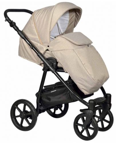 Комбинирана детска количка 2в1 Baby Giggle - Broco, бежова - 2