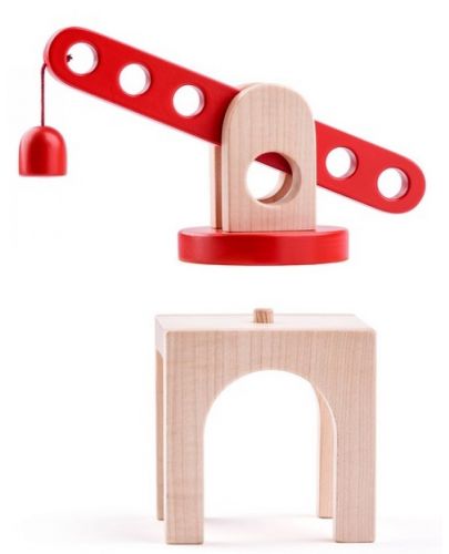 Детски дървен кран Woody  - 2