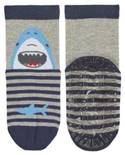 Детски чорапи със силиконова подметка  Sterntaler - С акула, 17/18, 6-12 месеца - 3