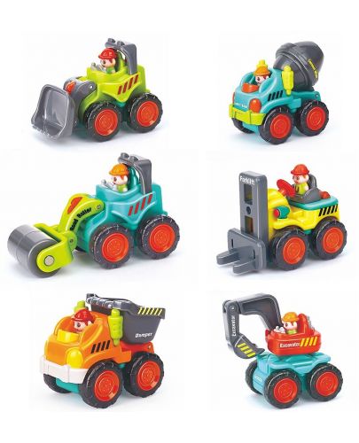 Детска играчка Hola Toys - Строителна машина, асортимент - 1