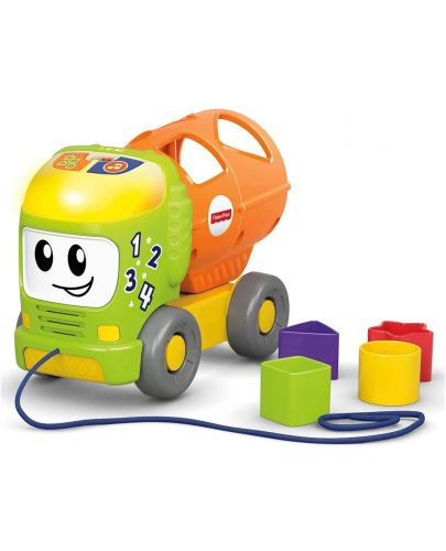 Детска играчка Fisher Price - Камионче за дърпане и сортиране - 2