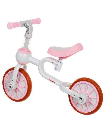 Детски велосипед 3 в 1 Zizito - Reto, розов - 5