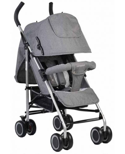 Детска лятна количка Cangaroo - Sapphire, сива - 1