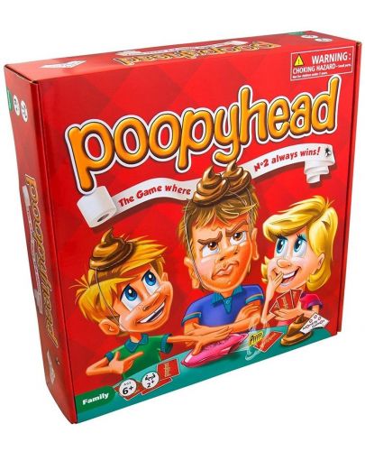 Детска игра Raya Toys - Poopyhead, с карти - 1