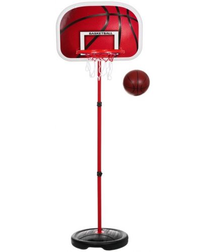 Детски комплект King Sport - Баскетболен кош с топка и помпа - 1