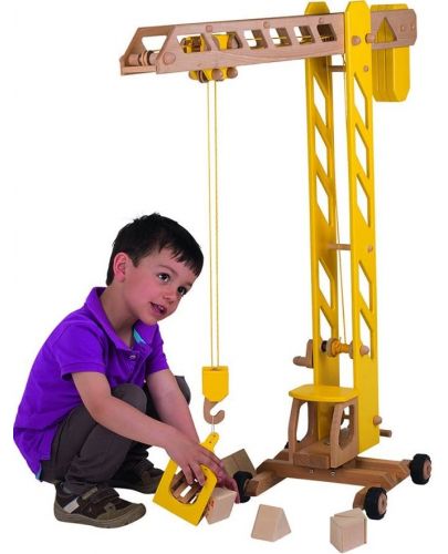 Детска играчка строителен кран Goki - 2