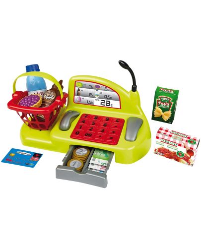 Детска играчка Ecoiffier - Касов апарат с продукти - 1
