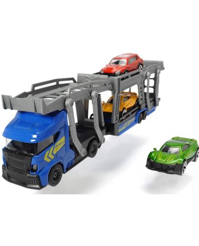 Детска играчка Dickie Toys -  Автовоз с три коли, асортимент - 3