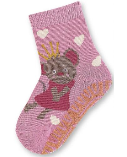 Детски чорапи със силиконова подметка Sterntaler - С принцеса, 25/26, 3-4 години - 1