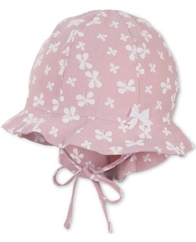 Детска лятна шапка с UV 50+ защита Sterntaler - С цветя, 47 cm, 9-12 месеца - 1