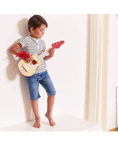 Детска електрическа китара Janod - Confetti, дървена - 5
