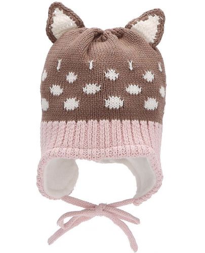 Детска плетена шапка Sterntaler - Коте, 51 cm, 18-24 месеца - 1