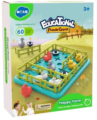Детска смарт игра Hola Toys Educational - Веселата ферма - 1