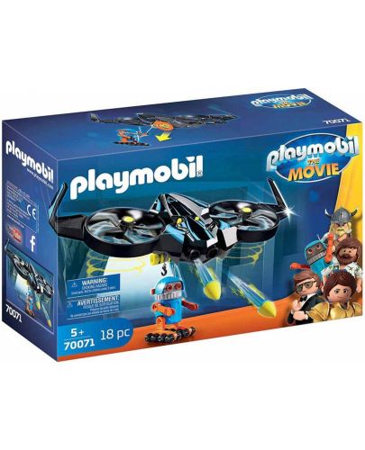 Детски конструктор Playmobil - Роботитрон с дрон - 1