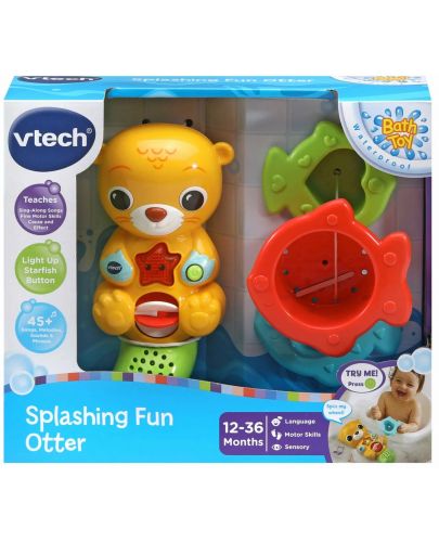 Детска играчка Vtech - Забавна видра за баня - 1