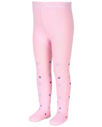 Детски памучен чорапогащник Sterntaler - Със звездички, 110/116 cm, 4-5 години - 1
