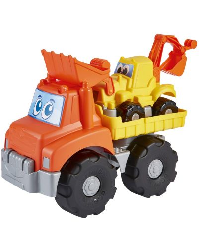Детска играчка Ecoiffier - Камион, с багер - 1
