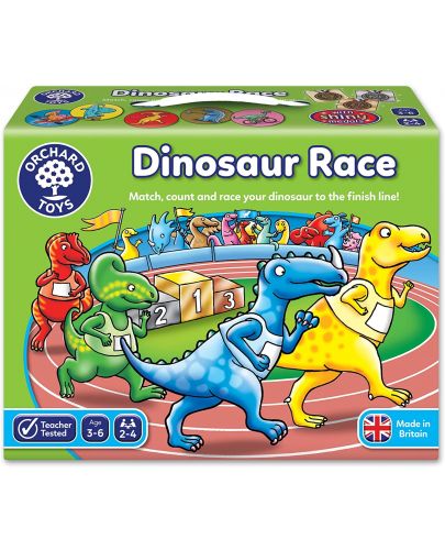 Детска игра Orchard Toys - Състезание с динозаври - 1