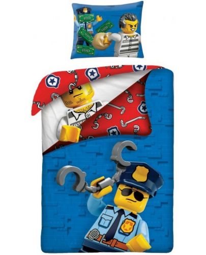 Детски спален комплект Halantex - LEGO, City Police - 1
