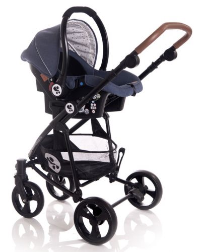 Детска комбинирана количка Lorelli - Crysta 3 в 1, Blue - 5