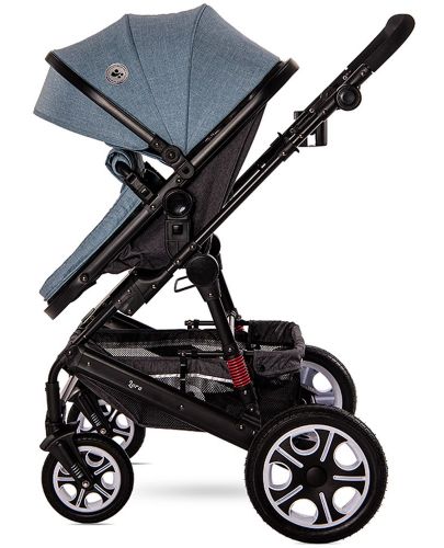 Детска комбинирана количка 3в1 Lorelli - Lora Set, синя - 6