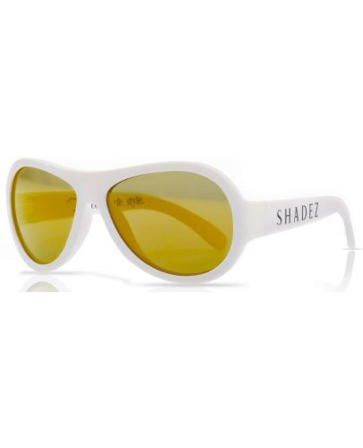 Детски слънчеви очила Shadez Classics - 7+, бели - 1